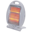 Stufa Alogena 800W 2 Elementi Kooper Thermo Bianca