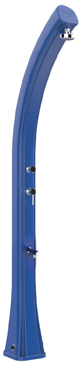 acquista Doccia Solare da Giardino 35L Miscelatore e Lavapiedi e Temporizzatore Arkema Happy XL Blu