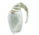 Gnomo di Natale H87 cm con Luci e Cappello Panna