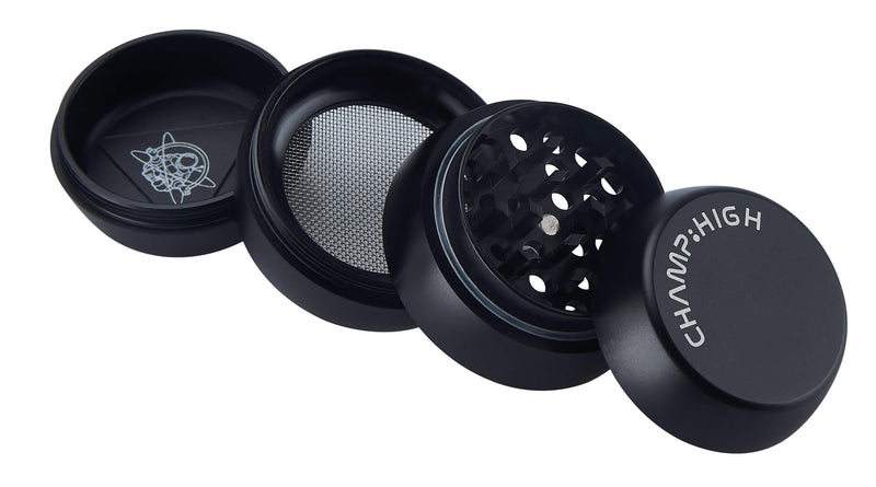 Grinder Ø40 mm 4 Livelli per Spezie Erbe e Tabacco Nero