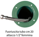 Fontana da Giardino con Manico e Doppio Rubinetto Belfer 42/ARRP Ruggine