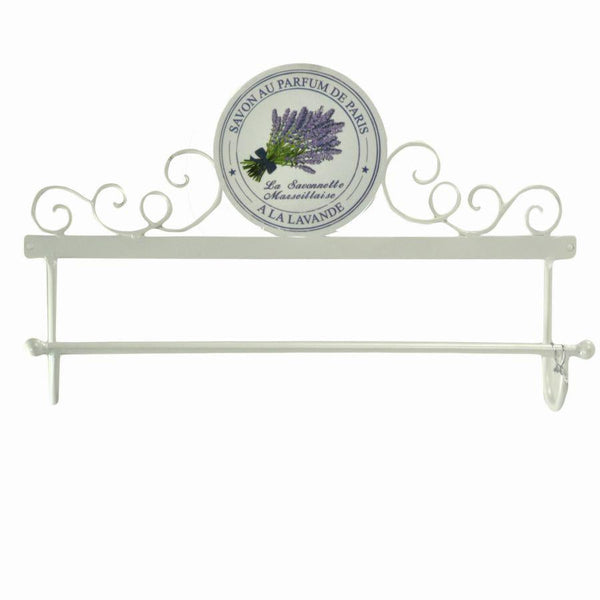 online Portasciugamani da Parete 48x8xh24,50 cm in Metallo Lavanda Bianco