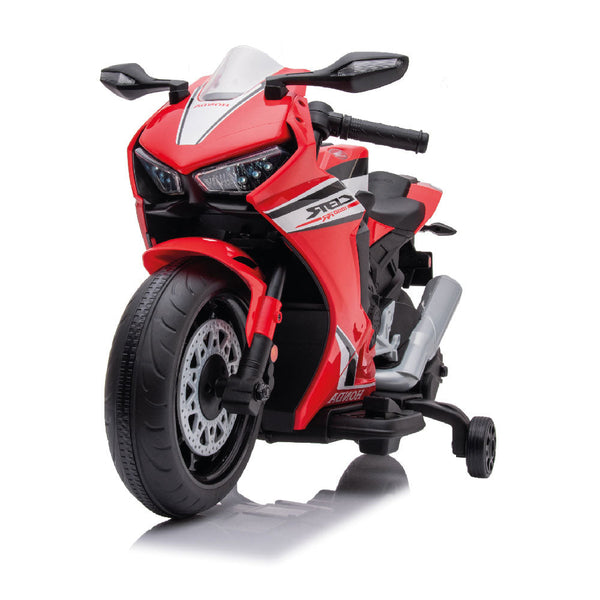 Moto Elettrica per Bambini con Licenza Honda CBR 1000RR 12V Velocità 4km/h Rossa sconto