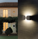 Applique da Esterno a LED 12W Aperta Sovil Gaia Marrone