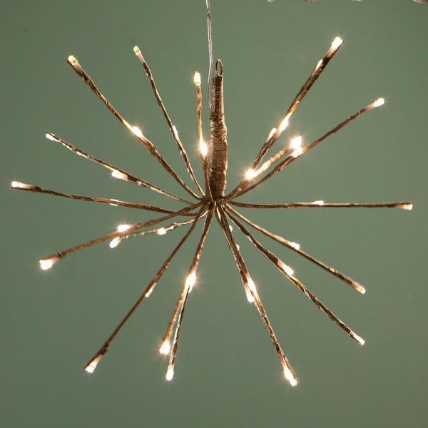 Spritzer Dekorative Lampe mit 80 Leds und Flash Ø34 cm Gold acquista