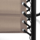 Sedia Sdraio da Giardino Gran Relax 88x65x110 cm in Textilene Beige     