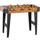 Mini Calcio Balilla 92x75x71 cm con 22 Giocatori 2 Palline 8 Aste e Segnapunti in MDF Marrone      