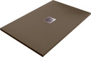 Piatto Doccia in Pietra 80x120 cm Bonussi Ardesia Stone Central Marrone Seconda Scelta
