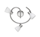 Plafoniera da Interno a LED in Metallo Nichel Opaco