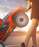 Camion Elettrico Truck con Rimorchio per Bambini 12V RC Bianco