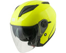 Casco Jet per Scooter Visiera Lunga CGM Daytona 130A Giallo Fluo