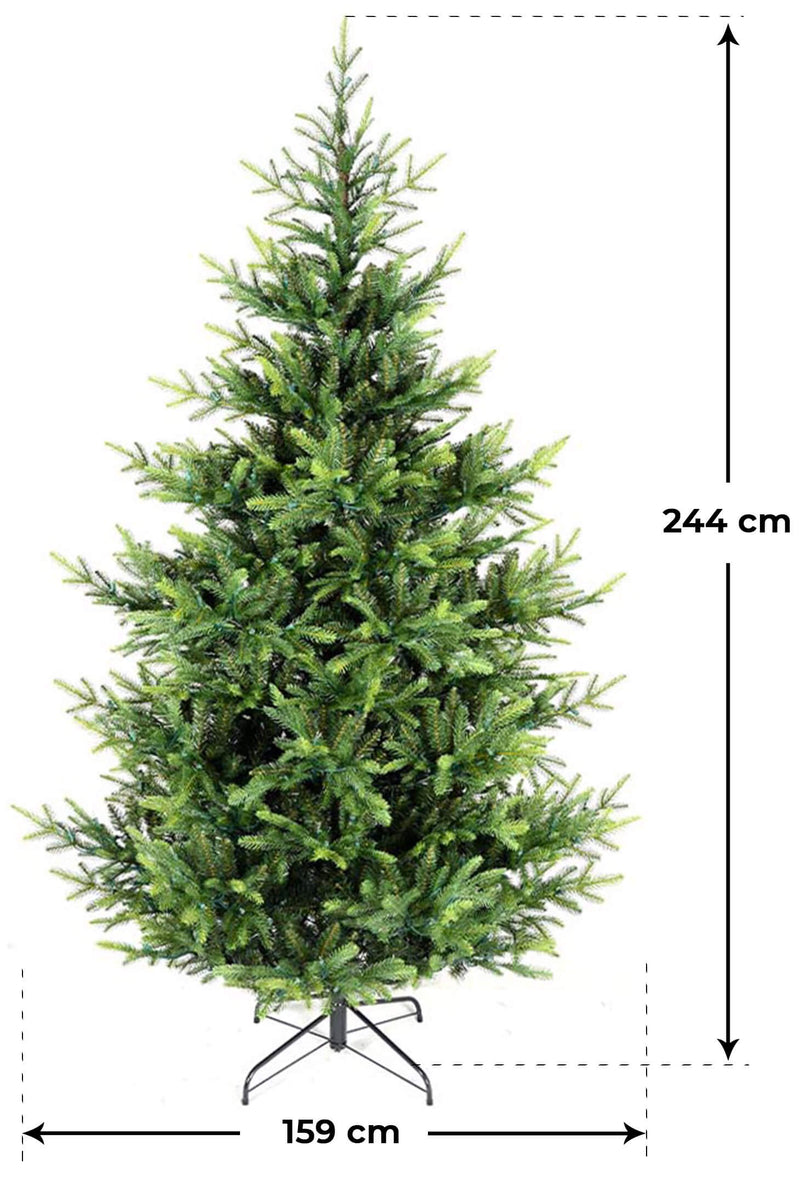 Albero di Natale Artificiale  Abete Verde Varie Misure