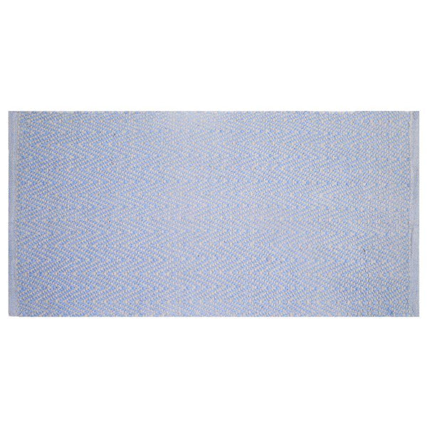 online Tappeto Bagno Design Spigato 50x90 cm in Cotone Azzurro