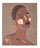 Dipinto su Tela Tribal 1 80x2,8x100 cm in Legno e Tessuto