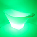 Secchiello Ghiaccio Portabottiglie 64x30x28 cm a Led Ricaricabile in Polietilene Multicolor