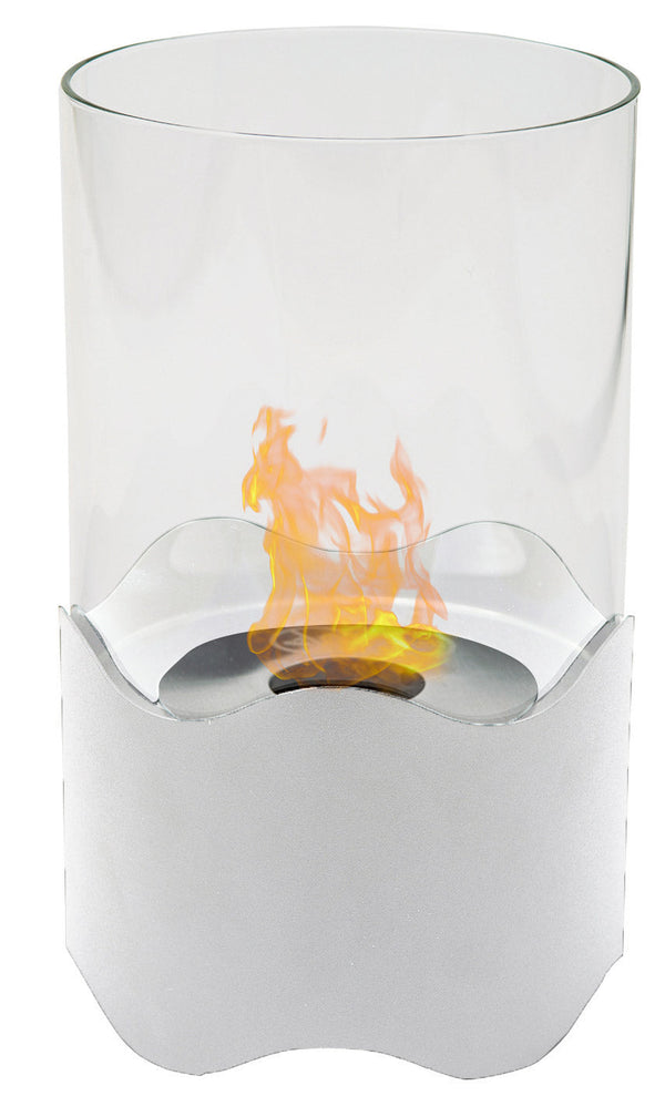 Bioethanol Tischkamin Ø16x26,7 cm Weiß sconto