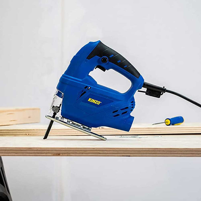 Seghetto Elettrico Alternativo 400W per Legno Metallo con Aspiratore e lama Kinzo