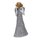 Angelo resina argento cm 15x10xh33