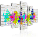 Quadro - New York Colorato 100X50Cm Erroi