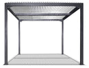 Pergola da Giardino 3x3m in Alluminio Antracite