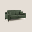 Divano 3 Posti 206x95x91 cm in Tessuto Verde