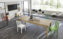 Tavolo Allungabile 160/240x90x76 cm in Rovere Impiallacciato Nevada Naturale