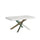 Tavolo Allungabile 160-420x90x77 cm Volantis Bianco Frassino