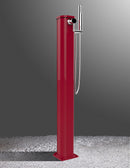 Doccia Solare da Esterno Giardino 20L Miscelatore e Doccetta Mobile Arkema Jolly Go Champagne Bronze