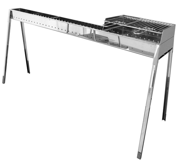 Arrosticini Herd mit Holzkohle 120 cm mit Barbecue Lisa Luxury Milano Grill 80+40 prezzo