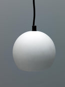 Lampada a Sospensione Ø12xH12 cm in Metallo Tenis Grigio