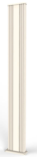 Doccia Solare da Esterno Giardino 40L Miscelatore e Doccetta Mobile Arkema Dada S Bianco Crema