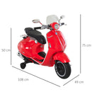 Piaggio Vespa 946 Elettrica 12V per Bambini Rossa