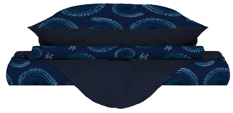 Copripiumino Double Face con Federe Stampato Vortex