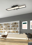 Plafoniera da Interno a led in Metallo Antracite