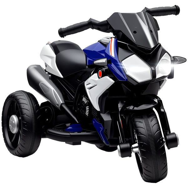online Moto Elettrica per Bambini 3-5 Anni 86x42x52 cm Batteria 6V Velocità 3km/h Blu