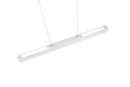 Lampada a Sospensione da Interno a led in Metallo Bianco Opaco