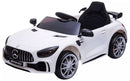 Macchina Elettrica per Bambini 12V con Licenza Mercedes GTR AMG Bianca