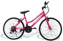 Bicicletta Mountain Bike MTB Ragazza 20" 21V Kidfun Jasmine Fucsia