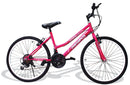 Bicicletta Mountain Bike MTB Ragazza 26" 21V Kidfun Jasmine Fucsia