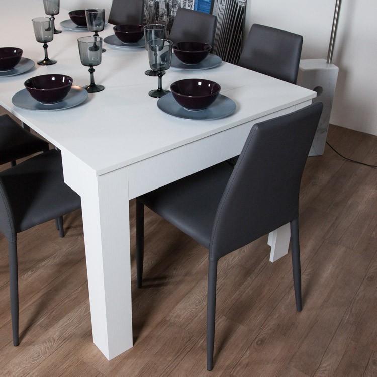 Consolle Allungabile in Legno H75,5x42x95/302cm Itamoby Magic Big Bianco Lucido Classica