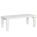Tavolo Allungabile 200/304x90x77 cm Spimbo Premium Bianco Frassino  