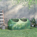 Serra da Giardino 120x60x60 cm con Copertura in PE Verde