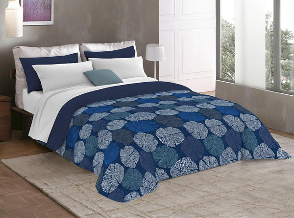 Bedruckte Winterdecke 250gr Mehrfarbige Anemonen acquista