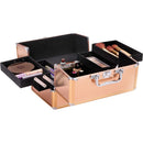 Valigetta per Estetista 27.5x20.5x20.5 cm Case Portatrucchi Make UP in Alluminio