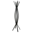 Appendiabiti a Stelo in Legno 4 Braccia 60x60H178cm Nero