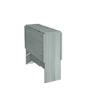 Tavolo Pieghevole Salvaspazio 130x76x73,4 cm in MDF Artemio Cemento