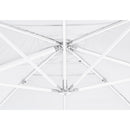 Ombrellone da Giardino Decentrato 3x4m Roma Bianco