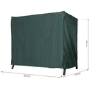 Telo di Copertura per Dondolo da Giardino in Tessuto Oxford 205x124x164 cm  Cover