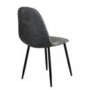 Sedia Avril 43x54x84 h cm in Plastica Grigio scuro