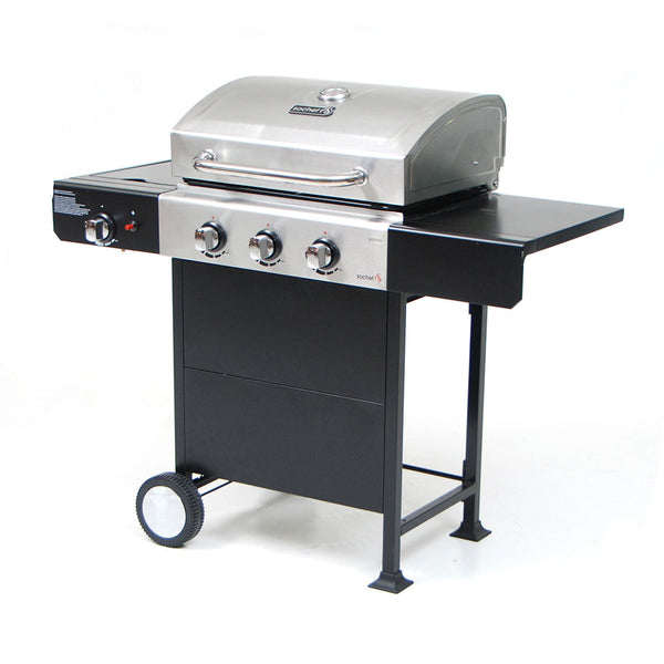 Gasgrill 3 Brenner mit Seitenkocher Sochef Gustoso sconto